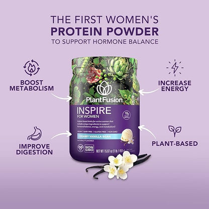 PlantFusion Inspire Plant Protein Powder for Women 1 lb