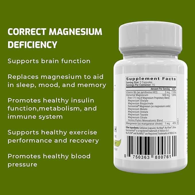 Magnesium Breakthrough Supplement 4.0 7 Forms 30 Capsules
