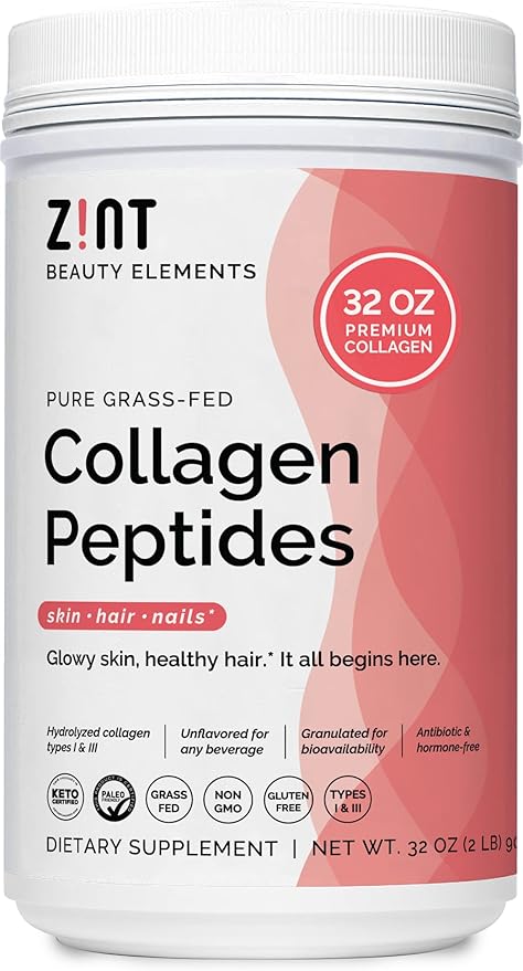 Zint Collagen Peptides Powder (32 oz):