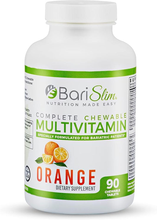 BariSlim Complete Chewable Bariatric Multivitamin Tablets 45 mg