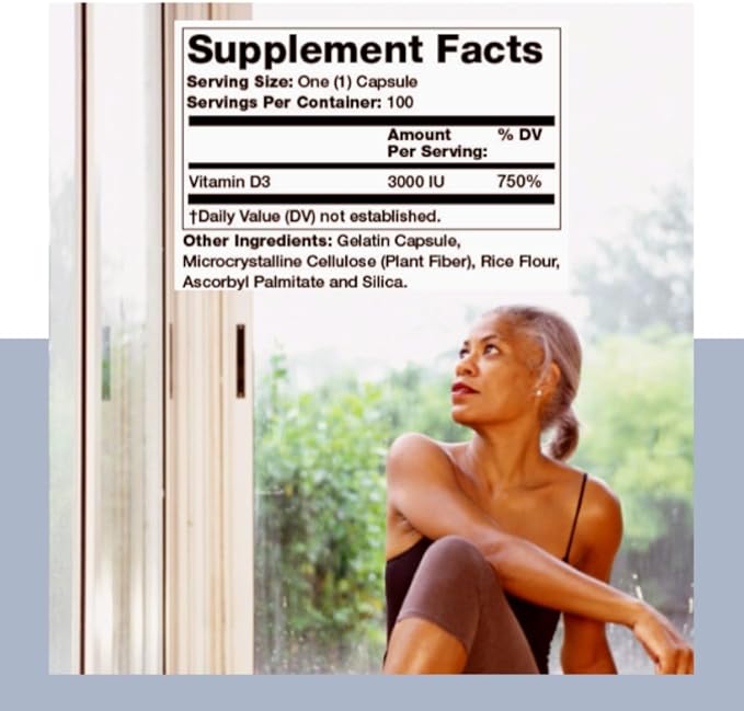 Olympian Labs Vitamin D3 3000 Iu 100 Capsules