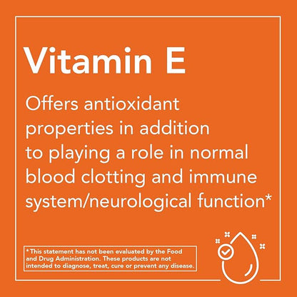 NOW Supplements, Vitamin E-400 IU D-Alpha 100 Veg