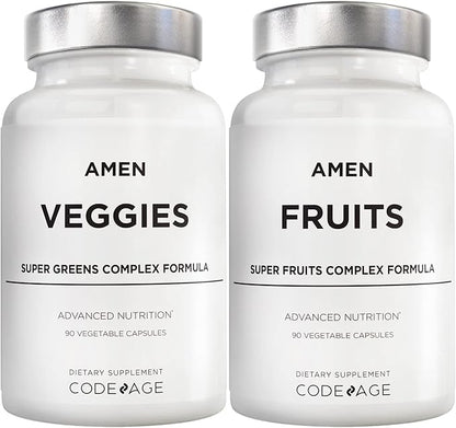 Amen Fruits + Veggies Vitamins Bundle, 180 ct