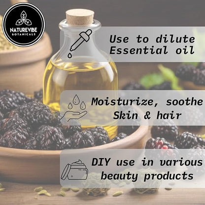 Naturevibe Botanicals Black Raspberry Oil 32 Ounces 100% Pure