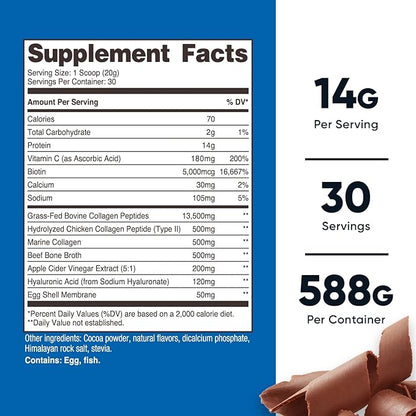 Nutricost Multi Collagen + Beauty & 30 Servings