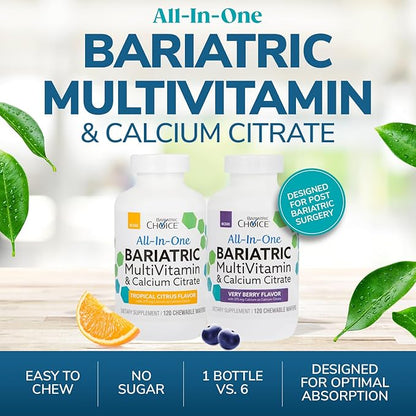 Bariatric Choice All-in-One Bariatric MultiVitamin 375 mg (120ct)
