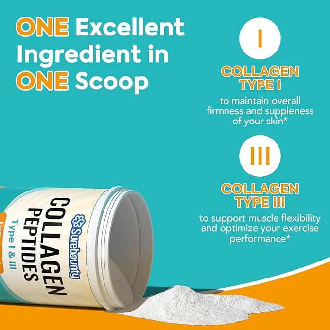 Collagen Peptides Powder, Type I & 8oz