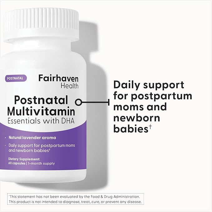 Fairhaven Health Postnatal Multivitamin Essentials 60 Capsules