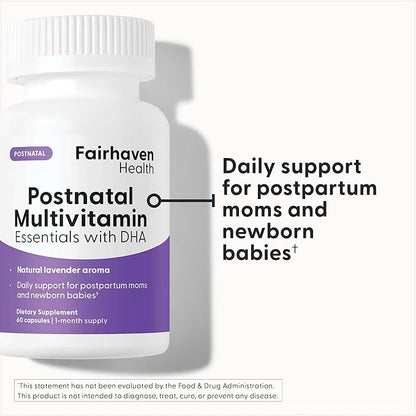 Fairhaven Health Postnatal Multivitamin Essentials 60 Capsules