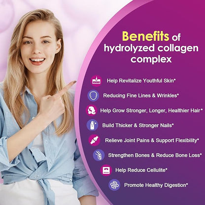 NATURE TARGET Multi Collagen Peptides Powder 50 Servings
