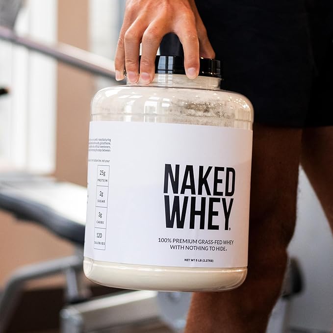 NAKED Whey 2LB 100% Grass Fed 1 Ingredient,
