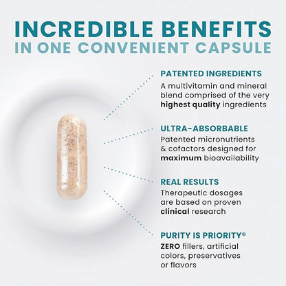 Methyl Multi Without Iron 120 Vegan 60 Day B12 & (5-MTHF), Multivitamin