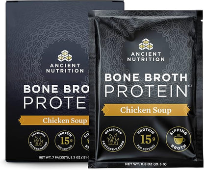 Bone Broth Protein Powder by Ancient 15g Protein 7 Count