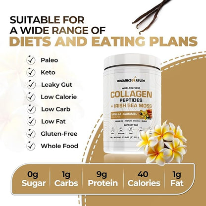 ORGANICS NATURE Collagen Peptides Powder 30 Servings 380 gr