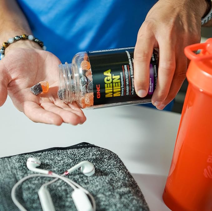 GNC Mega Men Gummy Multivitamin 120 Gummies