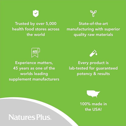 NaturesPlus Vitamin A (Palmitate) 10,000 iu 90 Vegetarian (90 Servings)