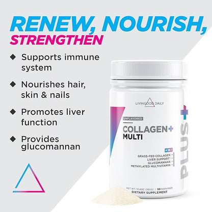 Livingood Daily Collagen Powder for Women 30 Servings