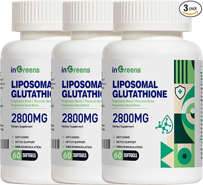 2800 MG Liposomal Glutathione Softgels, Max 60 Softgels