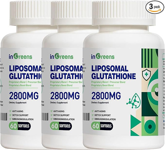 2800 MG Liposomal Glutathione Softgels, Max 60 Softgels