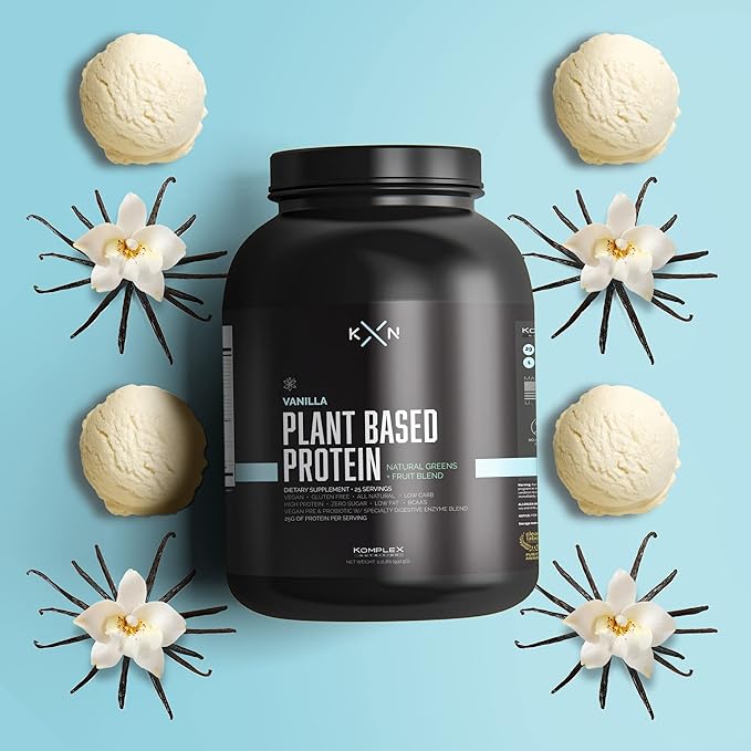 KompleX Nutrition Plant Based Protein Powder (25 Servings) 29 Natural