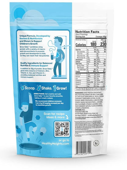 Healthy Height Grow Daily Protein Powder (Plain)