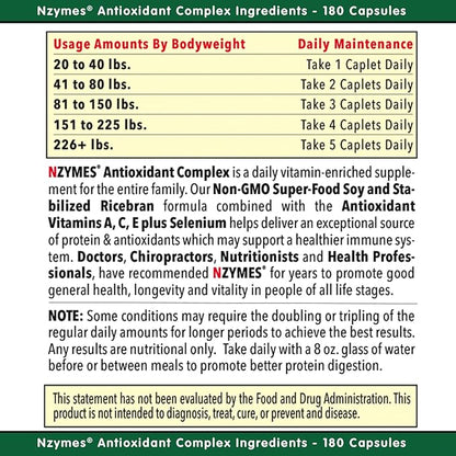 Nzymes® Antioxidant Complex for People of 1440 Count