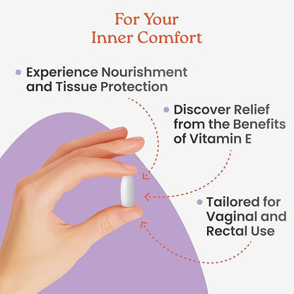 NewLife Naturals Vitamin E Suppositories 38IU 24 Inserts