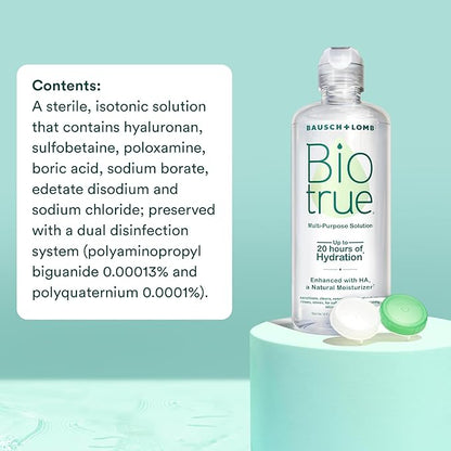 Biotrue Contact Lens Solution, Multi-Purpose Solution 10 FL 2)