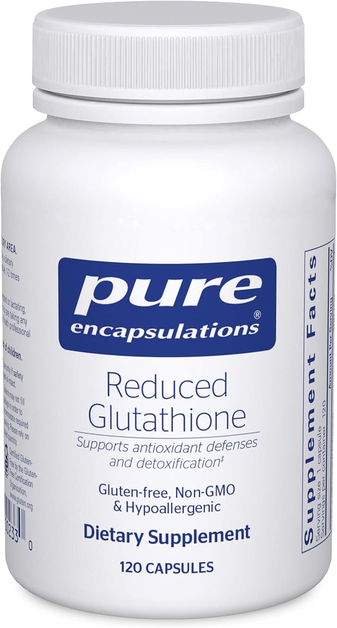 Pure Encapsulations Reduced Glutathione 120 Capsules