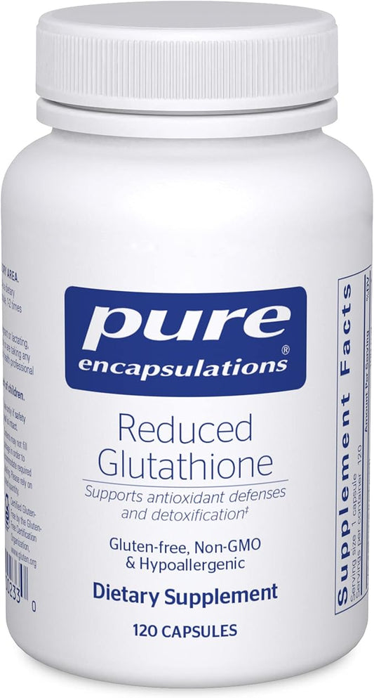Pure Encapsulations Reduced Glutathione 120 Capsules
