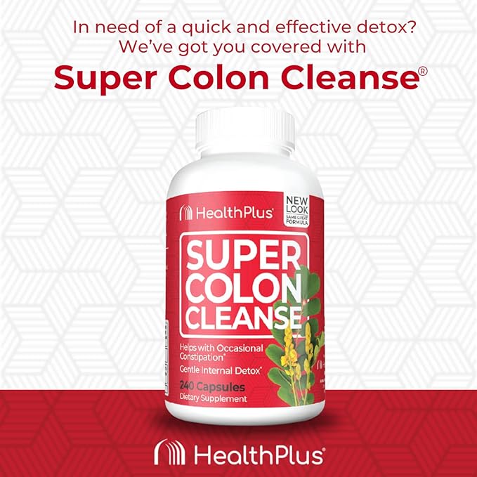 Health Plus Super Colon Cleanse 10 240 Capsules