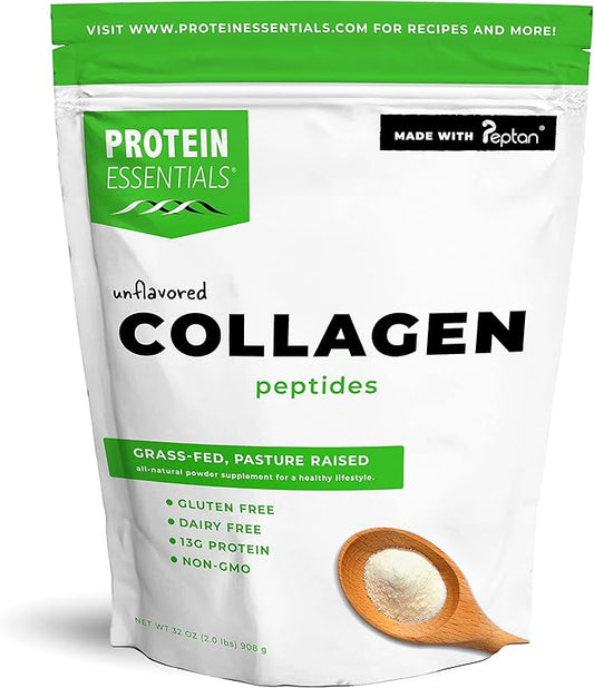 Collagen Peptides Powder, Grass-Fed, Paleo & 32oz