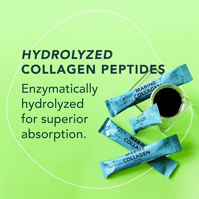 AMANDEAN Marine Collagen Peptides Powder Stick 30 Single