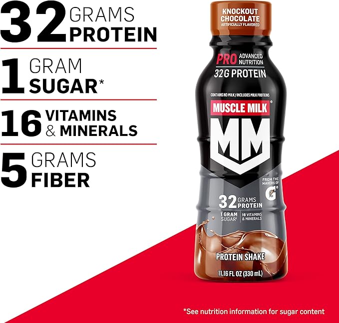 Muscle Milk Pro Series Shake, Cookies 11.16 Fl 12)