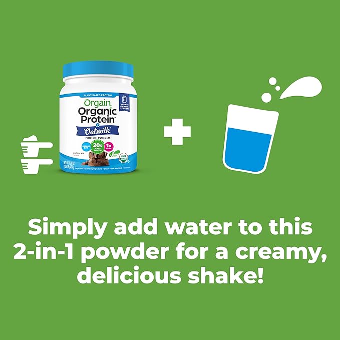 Orgain Organic Vegan Protein Powder + 20g Plant 1.05lb
