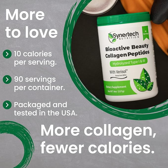 Bioactive Collagen Peptides Powder (90 Servings) 18 Amino