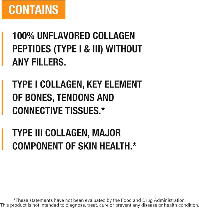 Sandhu's Collagen Peptides Powder|4.9 oz Unflavored|