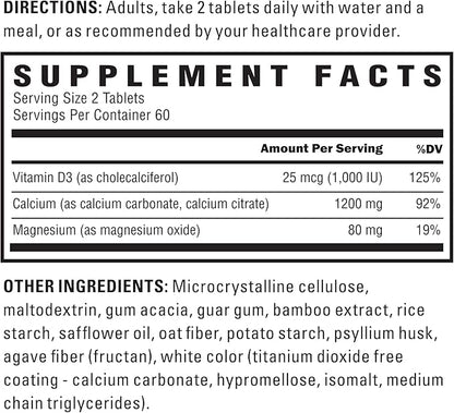 U.S. Doctors' Clinical Calcium, Magnesium + D3 for (120)