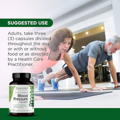 EMERALD LABS Blood Pressure Health 90 Vegetable