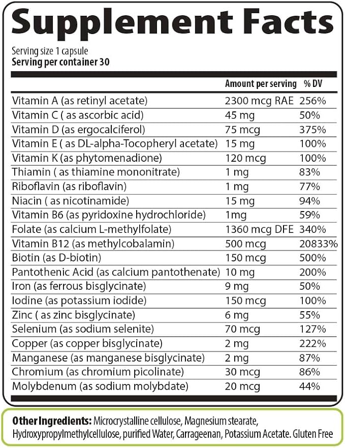 Bariatric Multivitamin – One per Day 30-Count Bariatric