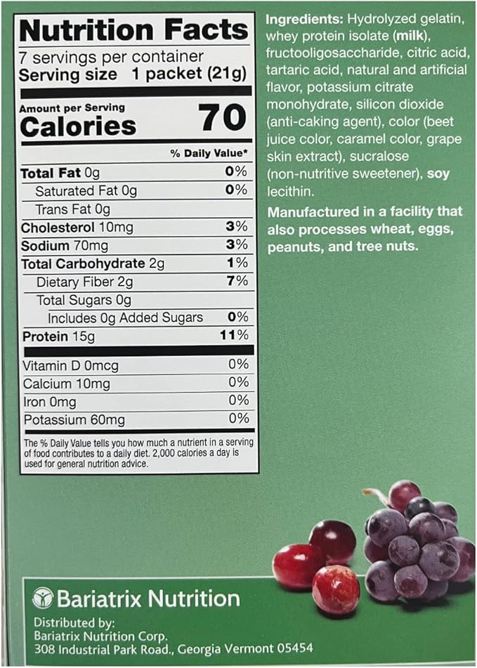 ProtiFit - High Protein Fruit Flavored 15g Protein, 7 Servings