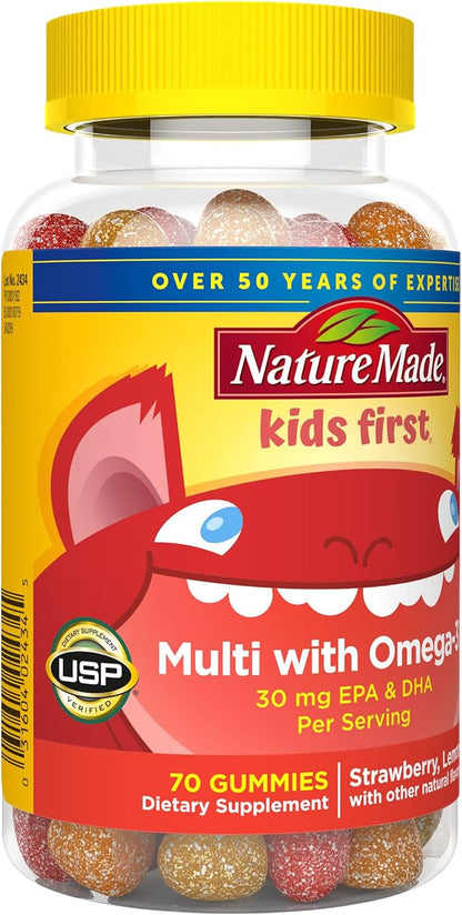 Nature Made Kids First Multivitamin Omega-3, Kids 70 Kids