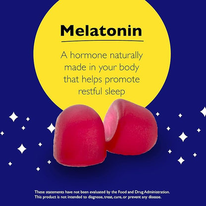 Bach RESCUE PLUS Melatonin Sleep Gummies, 3 Pack, 180 Count