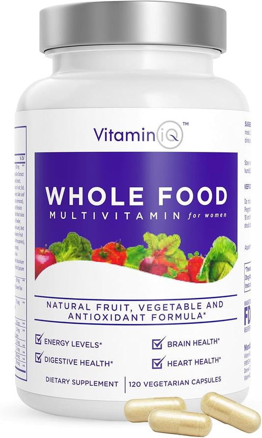 Multivitamin for Women (120 Vegetarian Capsules) B6, C, D3, E,