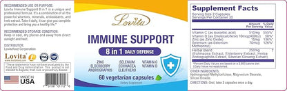 Lovita Immune Support 8 in 1, 60 Vegetarian