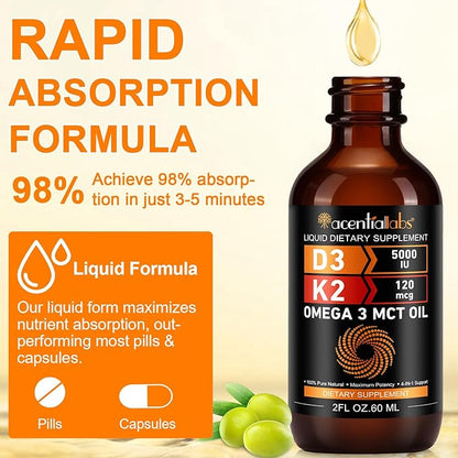Liquid Vitamin D3 K2,Vitamin D Drops,Vitamin D3 K2,Liquid Vitamin D,Vitamin D Liquid,Organic Vitamin D,D3 K2 Vitamin Supplement,Vitamin D3 and K2,D3 K2 Vitamin Supplement(1pack)