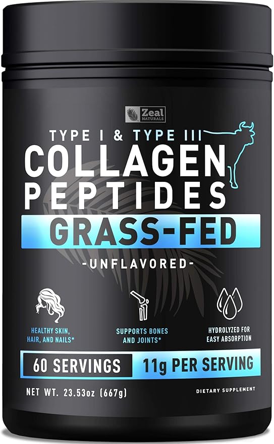 Pure Collagen Peptides Powder (11g 60 Servings)