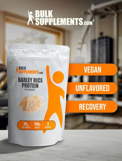 BulkSupplements.com Barley Rice Protein Powder 30g per 100g (3.5 (3.5 oz) 1)