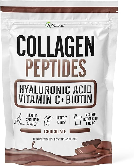 Chocolate Collagen Powder. Collagen with Hyaluronic 1 and 3.