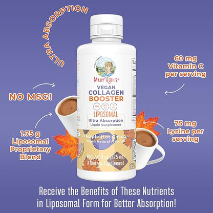 MaryRuth Organics Collagen Booster Liposomal, Sugar 7.6 Fl